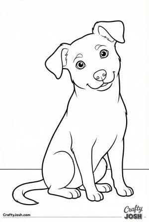 Curious head tilt dog