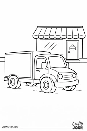 Delivery truck and store