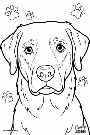 Dog close up portrait