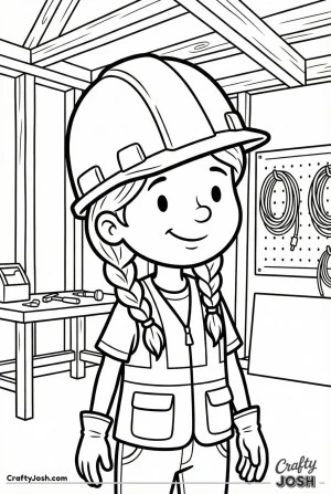 Electrician big hardhat