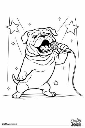 English bulldog rock star