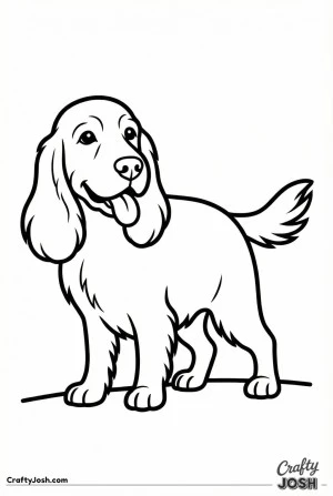 English cocker spaniel silly face