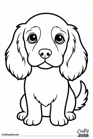 English cocker spaniel sweet puppy