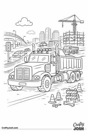 Fantasy bridge truck