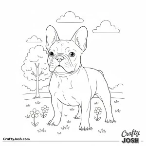 French bulldog park summer