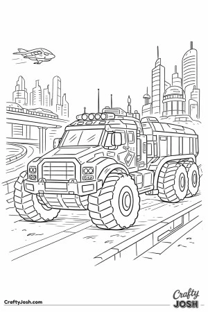 Future city mega truck