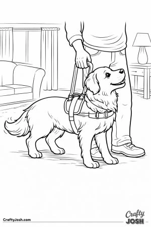 Golden retriever mobility assistance