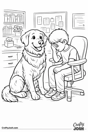 Golden retriever school support