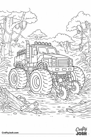 Jungle fantasy truck clearing