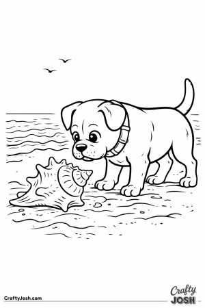 Kawaii boxer beach shell