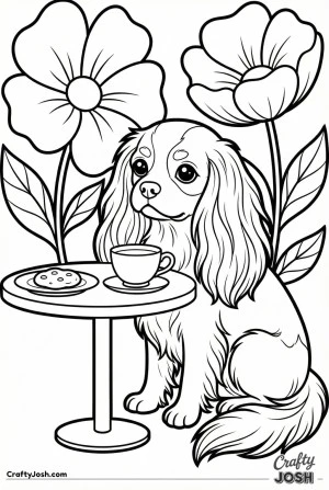 Kawaii cavalier tea party