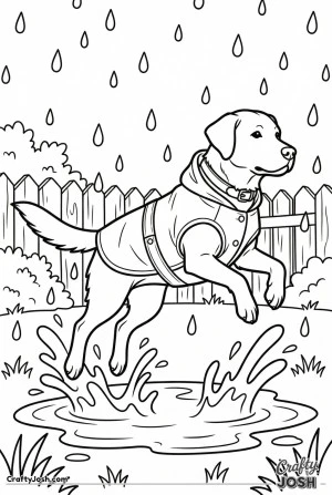 Labrador raincoat