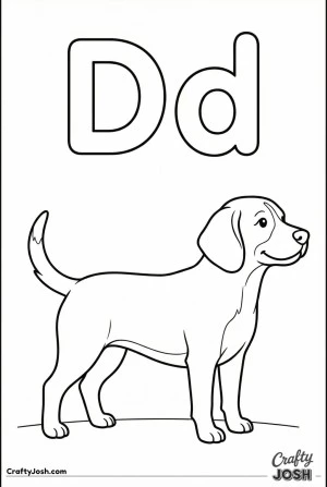 Letter d is for dog