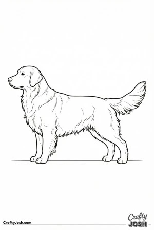 Show dog standing