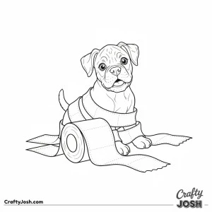 Silly boxer toilet paper