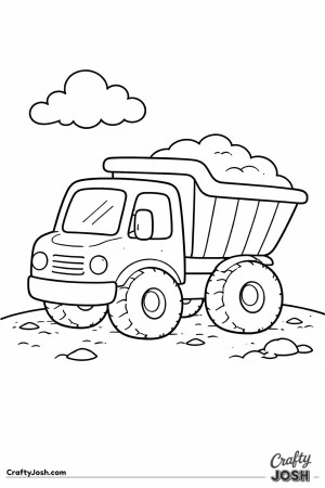 Simple dump truck dirt