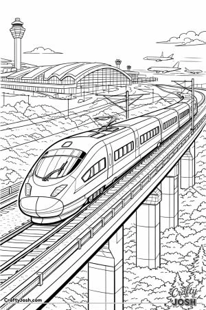 Airport express high speed train