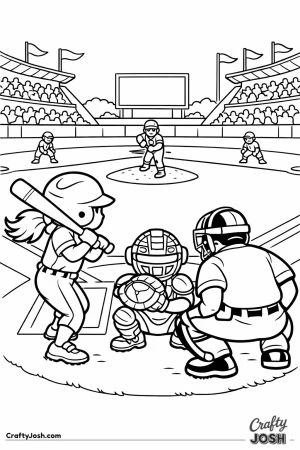 Baseball game batter stadium view