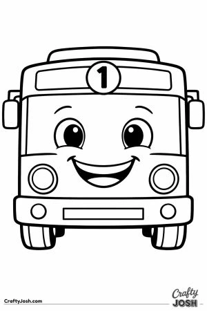 Bertie bus front facing portrait