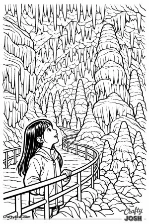 Carlsbad caverns underground chamber