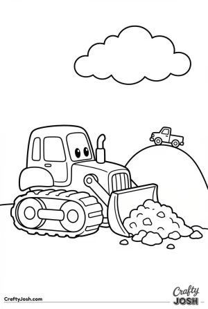 Easy bulldozer digging