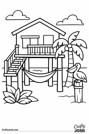 Florida keys stilted beach house