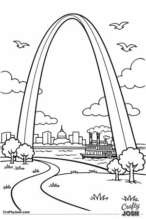 Gateway arch st louis riverfront