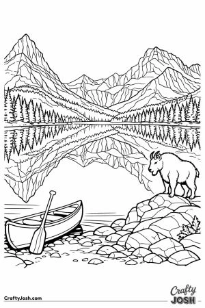 Glacier national park mountain lake