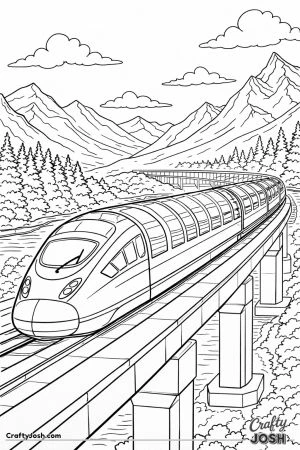 Glass dome panoramic high speed train