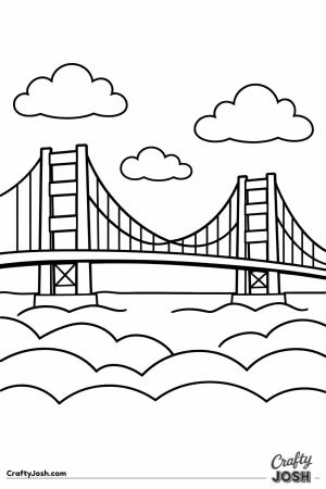 Golden gate bridge simple