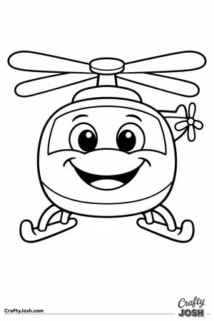 Harold helicopter front facing portrait