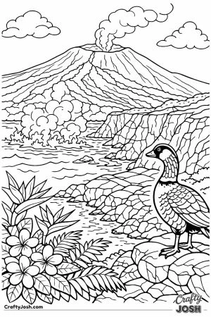 Hawaii volcanic coastline tropical