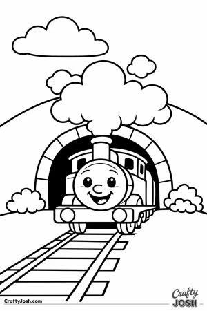 Henry emerging from tunnel