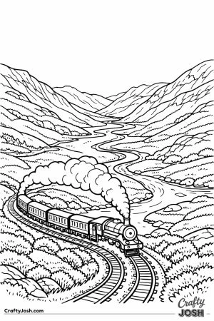 Hogwarts express aerial highland valley