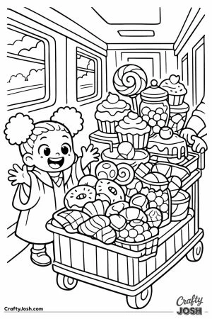 Hogwarts express child choosing trolley