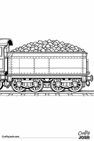 Hogwarts express locomotive tender coal