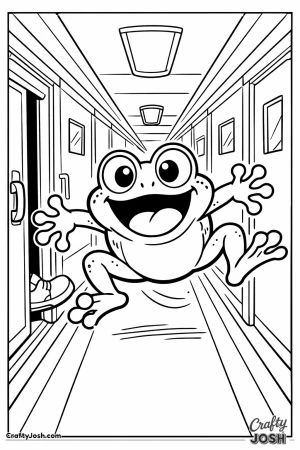 Hogwarts express toad hopping corridor