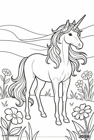 Meadow guardian unicorn