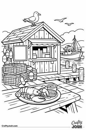 New england lobster shack harbor