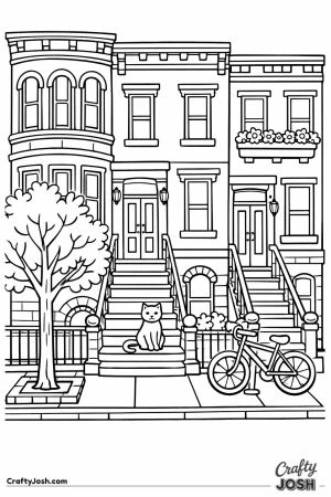 Nyc brownstone street stoops