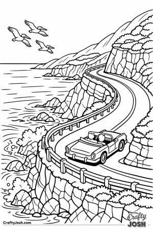 Pacific coast highway clifftop drive