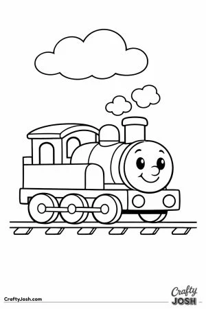 Percy side view on track