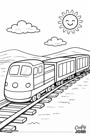 Simple boxcar freight train