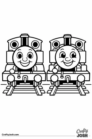 Thomas and percy side by side