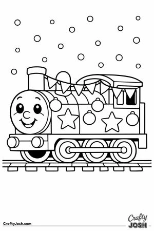 Thomas decorated christmas bunting