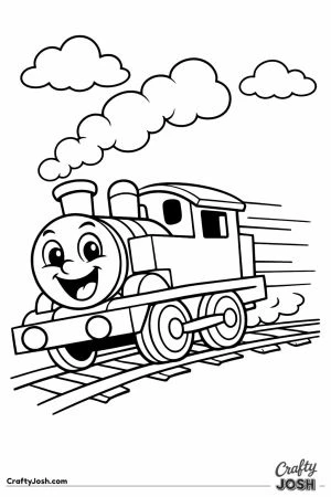 Thomas racing full speed