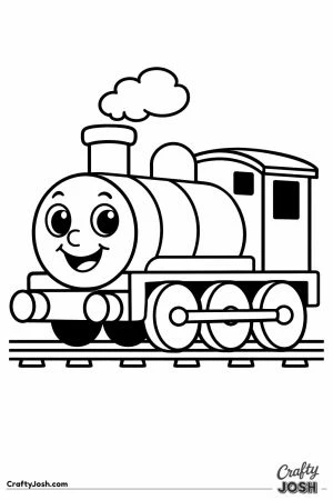 Thomas side view on track