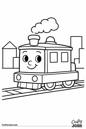 Toby side view on town track