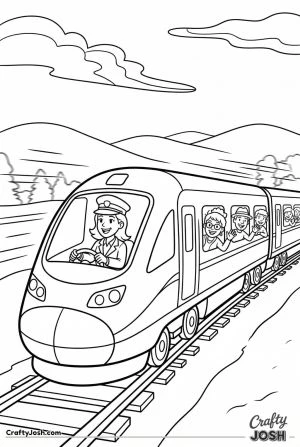 Train in the country