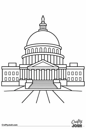 US capitol building dome front